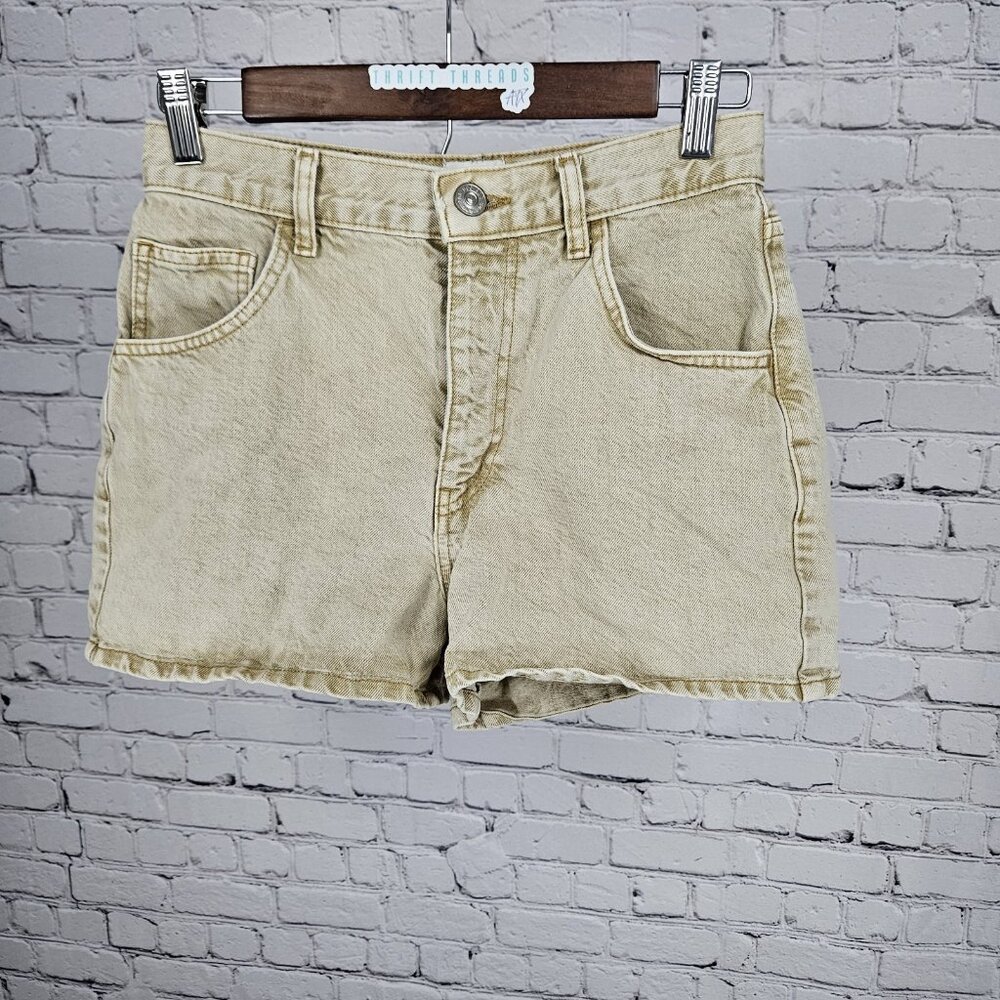 BDG Urban Outfitters Tan 100% Organic Cotton Denim Mom Jean Shorts 27 (26x2.5)